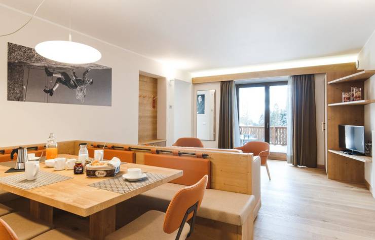 Superior apartment mit drei zimmern gewidmet an michele bettega Residence Hotel Langes San Martino di Castrozza