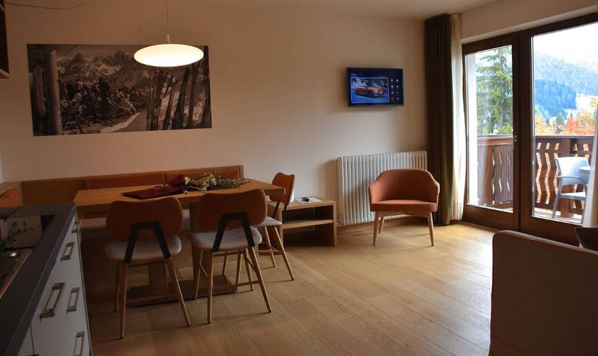 Apartament z dwoma pokojami im. waltera ghezzi Residence Hotel Langes San Martino di Castrozza