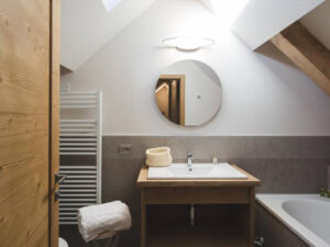 Bagno vasca Bilocale Herman Buhl Hotel Langes