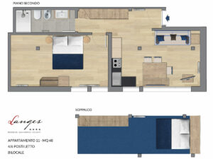 Residence Langes Dolomiti piantina appartamento Jeanne Immink