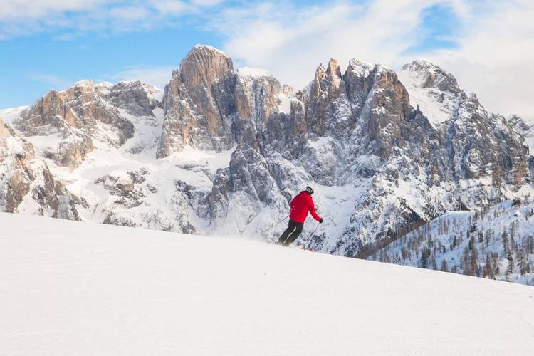 Vacanze invernali sulle Dolomiti Pale San Martino